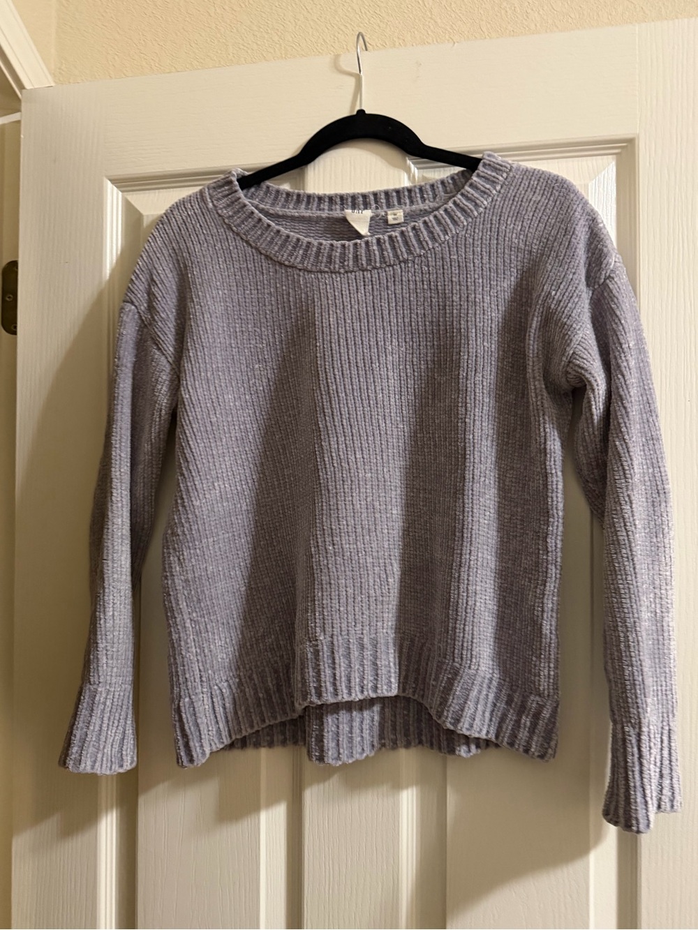 Lavender chenille sweater